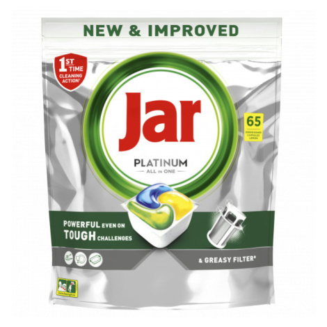 Jar Platinum All in One Lemon kapsule do umývačky riadu 65 ks