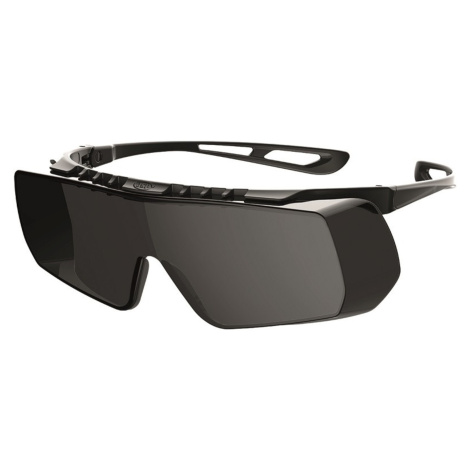 Ochranné okuliare JSP Coverlite KN - farba: dymová