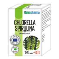 Edenpharma CHLORELLA+SPIRULINA 120 + 30 tbl
