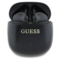 Guess Printed Classic Logo TWS Bezdrôtové Slúchadlá Black