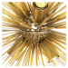 Závesná lampa Art Deco zlatá 6-žiarovka - metla