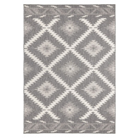Kusový koberec Twin Supreme 103428 Malibu grey creme – na ven i na doma - 80x150 cm NORTHRUGS - 