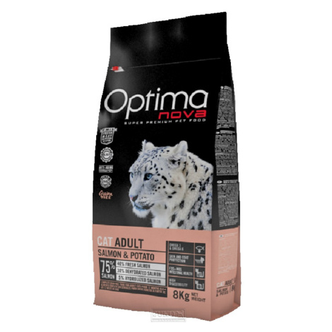 OPTIMAnova Cat Adult Salmon/Potato Grain-free - 8kg