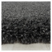 Kusový koberec Fluffy Shaggy 3500 grey kruh - 200x200 (průměr) kruh cm Ayyildiz koberce