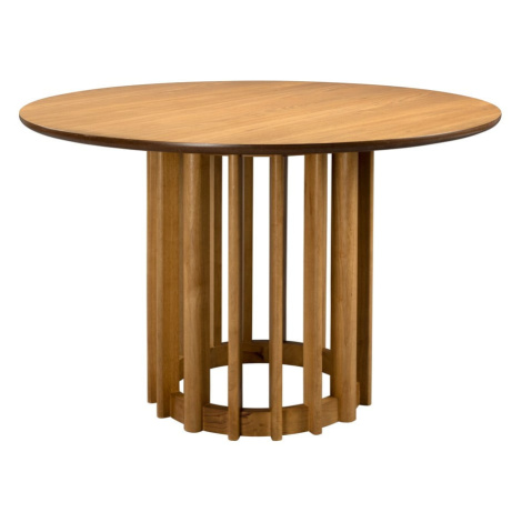 Okrúhly jedálenský stôl s doskou v dubovom dekore ø 120 cm Barlet – Dutchbone