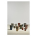 Svetloružové hrnčeky na espresso z kameniny v súprave 4 ks 100 ml Hela – Villa Collection