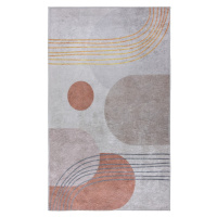 Umývateľný koberec v oranžovo-krémovej farbe 160x230 cm – Vitaus
