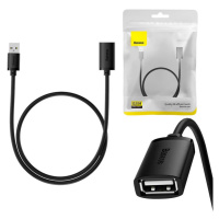 Kábel Baseus USB 2.0 Extension cable male to female, AirJoy Series, 0.5m (black)