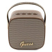 Reproduktor Guess Bluetooth speaker GUWSB2P4SMW Speaker mini brown 4G Leather Script Logo with S