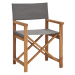 Režisérska stolička teakové drevo Dekorhome Zelená,Režisérska stolička teakové drevo Dekorhome Z