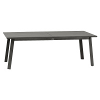 Hliníkový stôl NOVARA 220/314 cm (antracit)