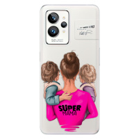 Odolné silikónové puzdro iSaprio - Super Mama - Two Boys - Realme GT 2 Pro
