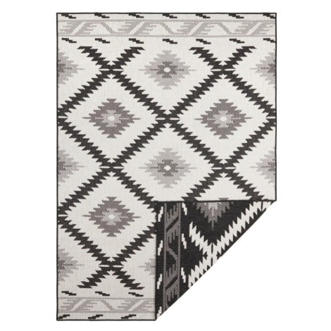 Čierno-krémový vonkajší koberec NORTHRUGS Malibu, 290 x 200 cm