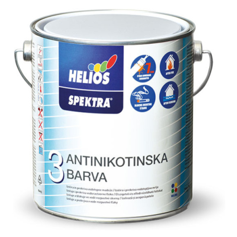 HELIOS SPEKTRA Antinikotínová farba biela 0,75 l