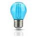 Žiarovka LED Filament E27 2W, Modrá 60lm, G45 VT-2132 (V-TAC)