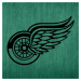 Drevené logo - Detroit Red Wings