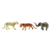 Zvieratká safari 6ks plast 10cm v sáčku