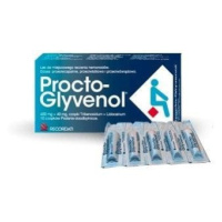 Procto-glyvenol čapíky proti hemoroidom 10x400 mg