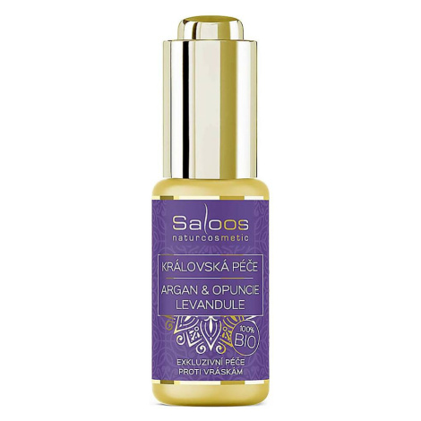 SALOOS Kráľovská starostlivosť Argan&Opuncie+Levandule BIO 20 ml