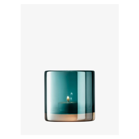 Svietnik na čajovú sviečku Epoque, v. 8,5 cm, lesklý tyrkys - LSA international