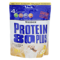Protein 80 Plus, viaczložkový proteín, Weider, 500 g - Cookies & Cream
