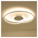 Stropné svietidlo Lindby LED Joline, 74 cm, chrómová farba, kov