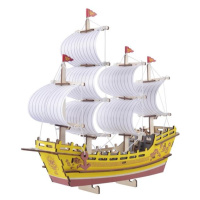 Woodcraft Drevené 3D puzzle Obchodná loď