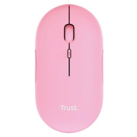 Trust Bezdrôtová myš PUCK, USB Pink