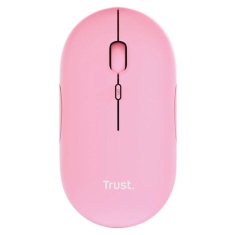 Trust Bezdrôtová myš PUCK, USB Pink