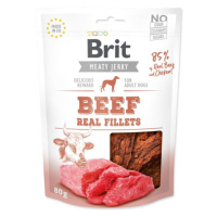 Pochúťka Brit Jerky hovädzie plátky 80g