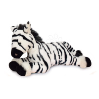 Plyšová zebra Zephir the Zebra Histoire d’ Ours čierno-biela 35 cm v darčekovom balení od 0 mes
