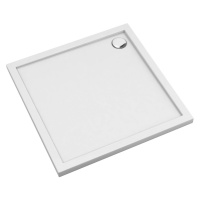 OMNIRES - MERTON akrylátová sprchová vanička štvorec, 80 x 80 cm biela lesk /BP/ MERTON80/KBP