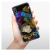 Odolné silikónové puzdro iSaprio - Dark Flowers - Huawei P Smart Z