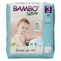 BAMBO Nature 3 Detské plienkové nohavičky 4-8 kg 28 ks