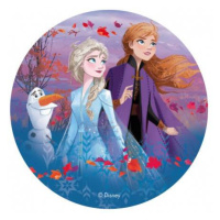 Jedlý papier Frozen 2 Anna A Elsa a Olaf 20 cm - Dekora