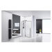 Sprchové dvere FARGO BLACK MAT 100 cm