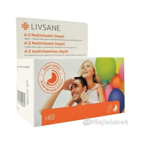 LIVSANE A-Z Multivitamín komplex 60 tbl