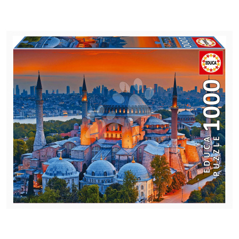 Puzzle Blue Mosque Istanbul Educa 1000 dielov a Fix lepidlo