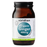 VIRIDIAN Organic Ginger 400mg, 90 kapsúl