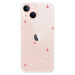 Odolné silikónové puzdro iSaprio - Abstract Triangles 02 - white - iPhone 13 mini