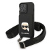 Kryt Karl Lagerfeld iPhone 13 Pro hardcase Saffiano Metal Karl Head (KLHCP13LSAKHPK)