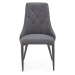HALMAR K365 jedálenská stolička sivá / čierna