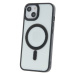 Silikónové puzdro na Apple iPhone 14 Pro Max Satin Clear Mag čierne
