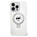 Kryt Karl Lagerfeld KLHMP15LHMRSCHH iPhone 15 Pro 6.1" white hardcase Ring Stand Choupette Head 