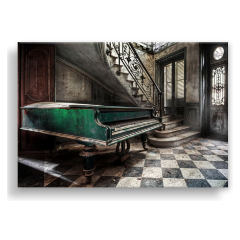 Obraz Styler Canvas Silver Uno Piano, 85 × 113 cm