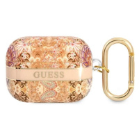 Obal Guess  GUAPHHFLD AirPods Pro cover gold Paisley Strap Collection (GUAPHHFLD)