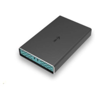 iTec MySafe USB-C/USB-A 2x M.2 disky SATA Kovový externý kufor s RAID 10Gbps