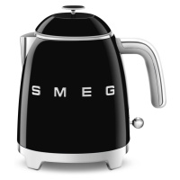 Čierna rýchlovarná kanvica z nehrdzavejúcej ocele 800 ml Retro Style – SMEG