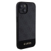 Guess PU 4G Stripe MagSafe Zadný Kryt pre iPhone 15 Black