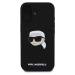 Karl Lagerfeld Liquid Silicone Karl Head MagSafe kryt iPhone 16 čierny